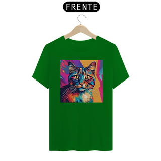 Nome do produtoCamiseta Unissex - Gato color