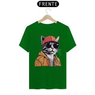 Nome do produtoCamiseta Unissex - Gato Rapper