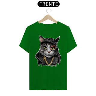 Nome do produtoCamiseta Unissex - Gato Rapper