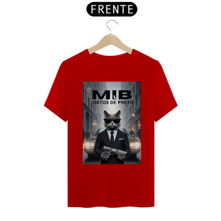 Nome do produtoCamiseta Unissex - MIB Gatos de Preto