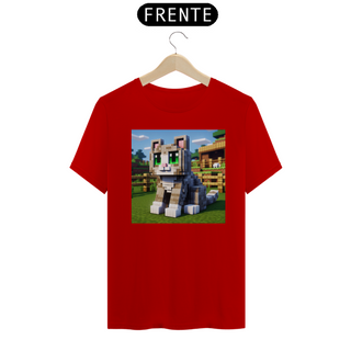 Nome do produtoCamiseta Unissex - Gato Minecraft