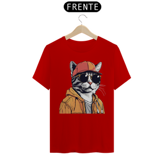 Nome do produtoCamiseta Unissex - Gato Rapper