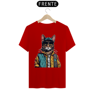 Nome do produtoCamiseta Unissex - Gato Rapper