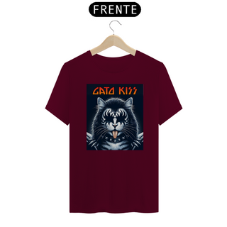 Nome do produtoCamiseta Unissex - Gato Kiss