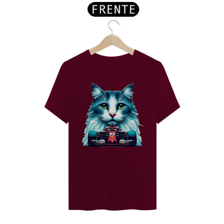 Nome do produtoCamiseta Unissex - Gato F1 