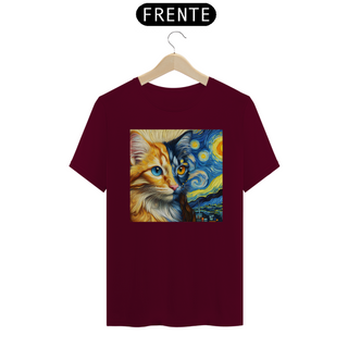 Nome do produtoCamiseta Unissex - Gato Van Gogh