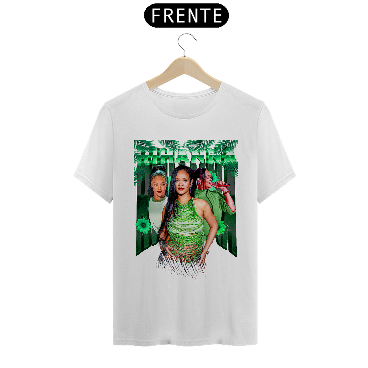 Nome do produto: Camiseta Básica - Rihanna