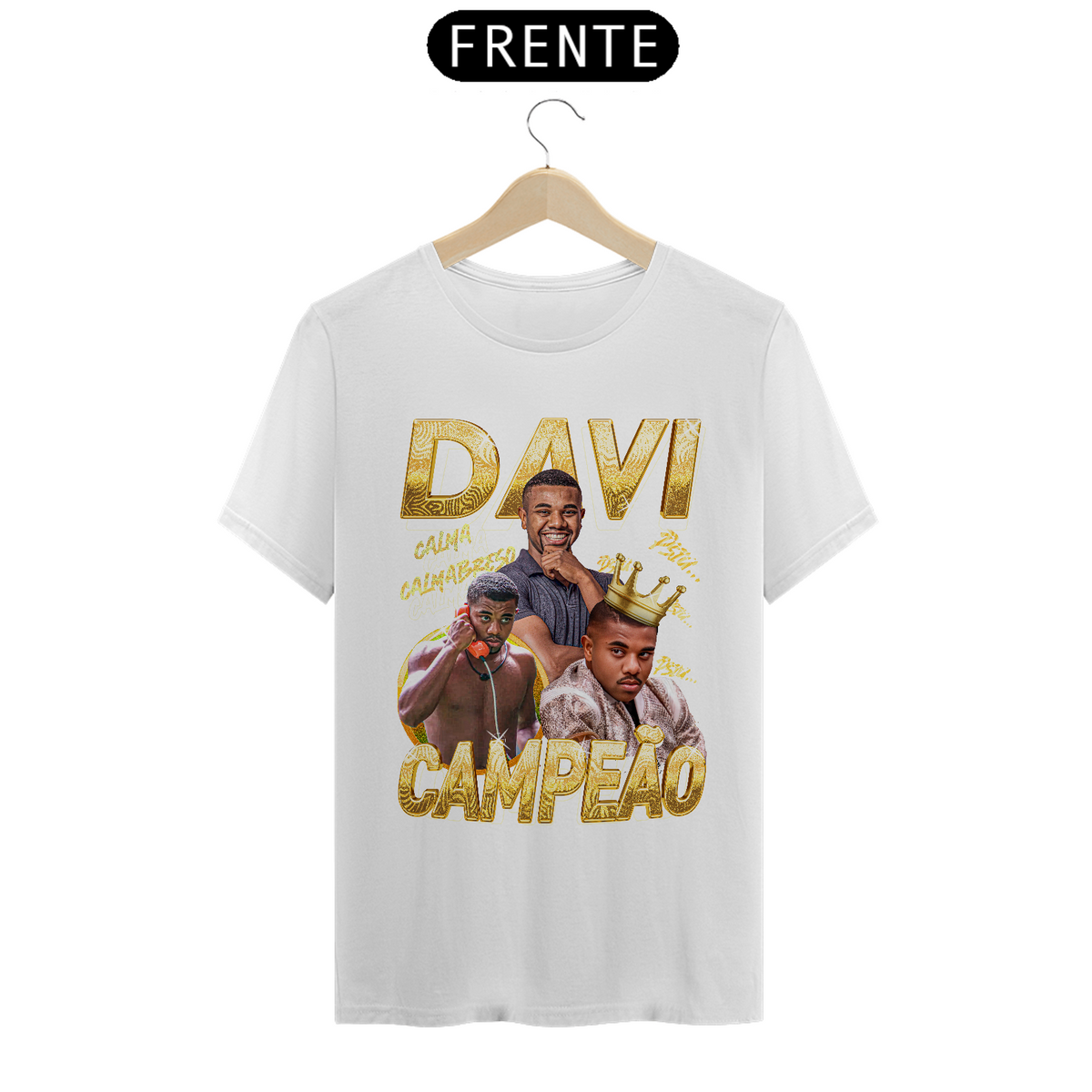 Nome do produto: Camiseta Básica - Davi 