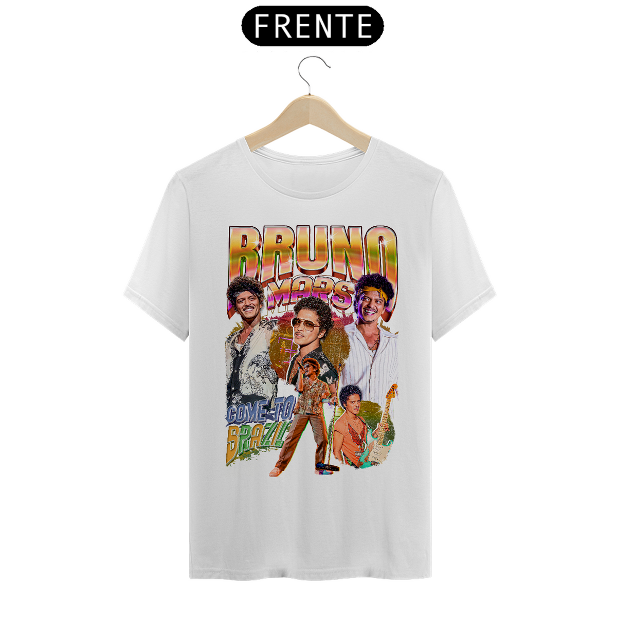 Nome do produto: Camiseta  Básica - Bruno Mars