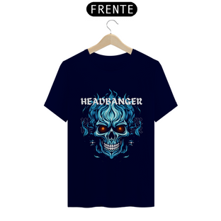 Nome do produtoCamiseta Caveira Headbanger Azul