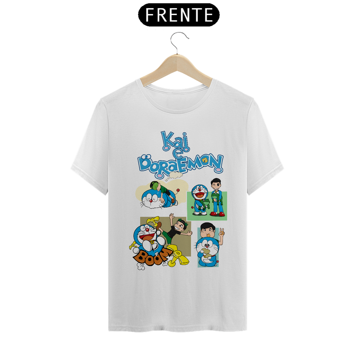 Nome do produto: KAI E DORAEMON - ARTE EXCLUSIVA