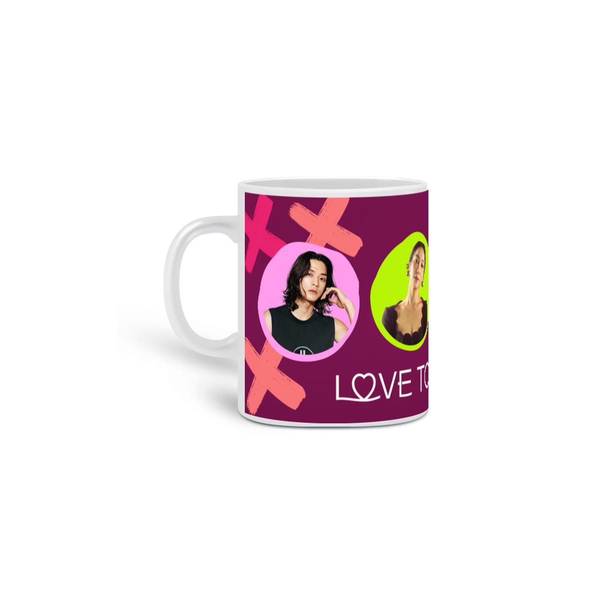 Nome do produto: CANECA - LOVE TO HATE YOU