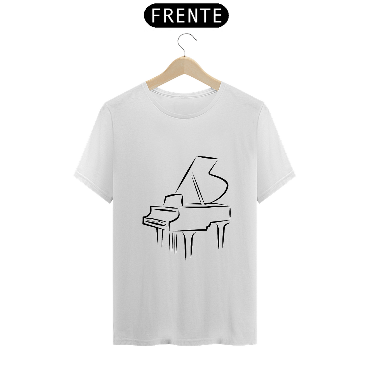 Nome do produto: Camiseta Piano Imagine