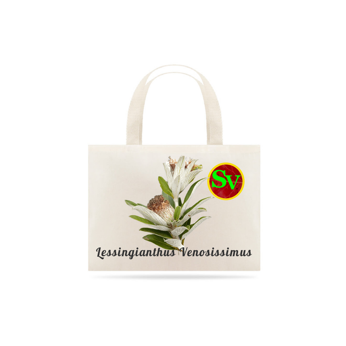 Nome do produto: Sacola com Flor Lessingianthus venosissimus