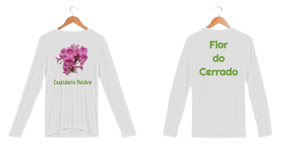 Nome do produto: Camisa Manga Longa Flor do Cerrado