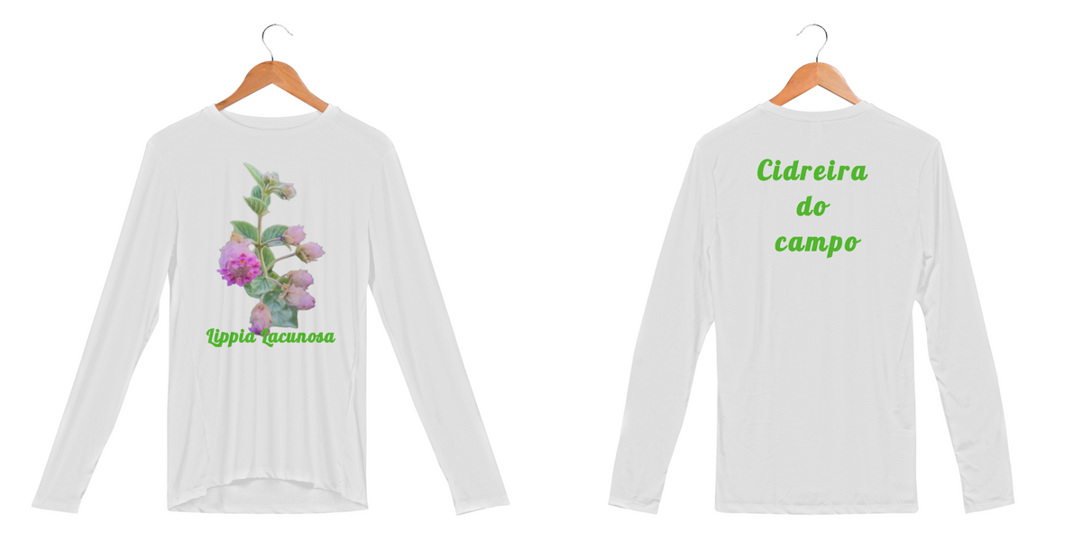 Nome do produto: Camisa manga longa cidreira do campo