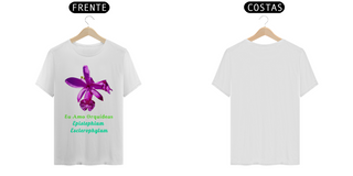 Nome do produtoT-shirt Prime Personalizada Eu Amo Orquídea