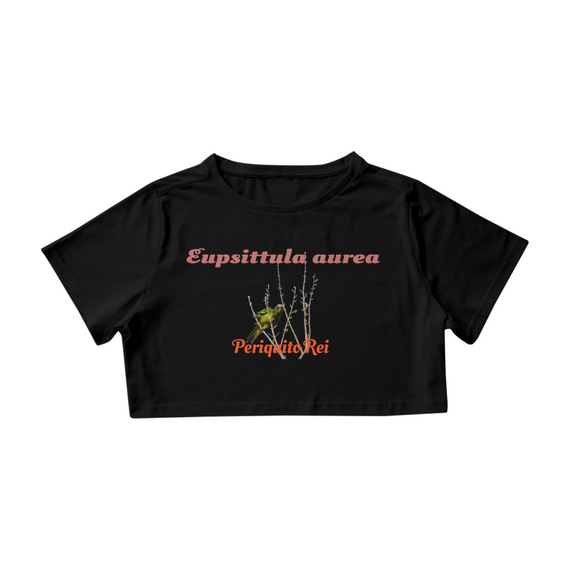 Camiseta Croppet Pássaro