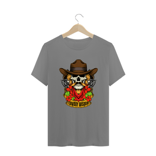 Nome do produtoCamiseta Plus Size Vivax - Cowboy Skull