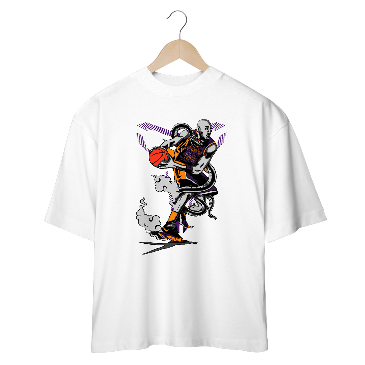 Nome do produto: Camiseta OverSized Vivax - BLACK MAMBA (Kobe)