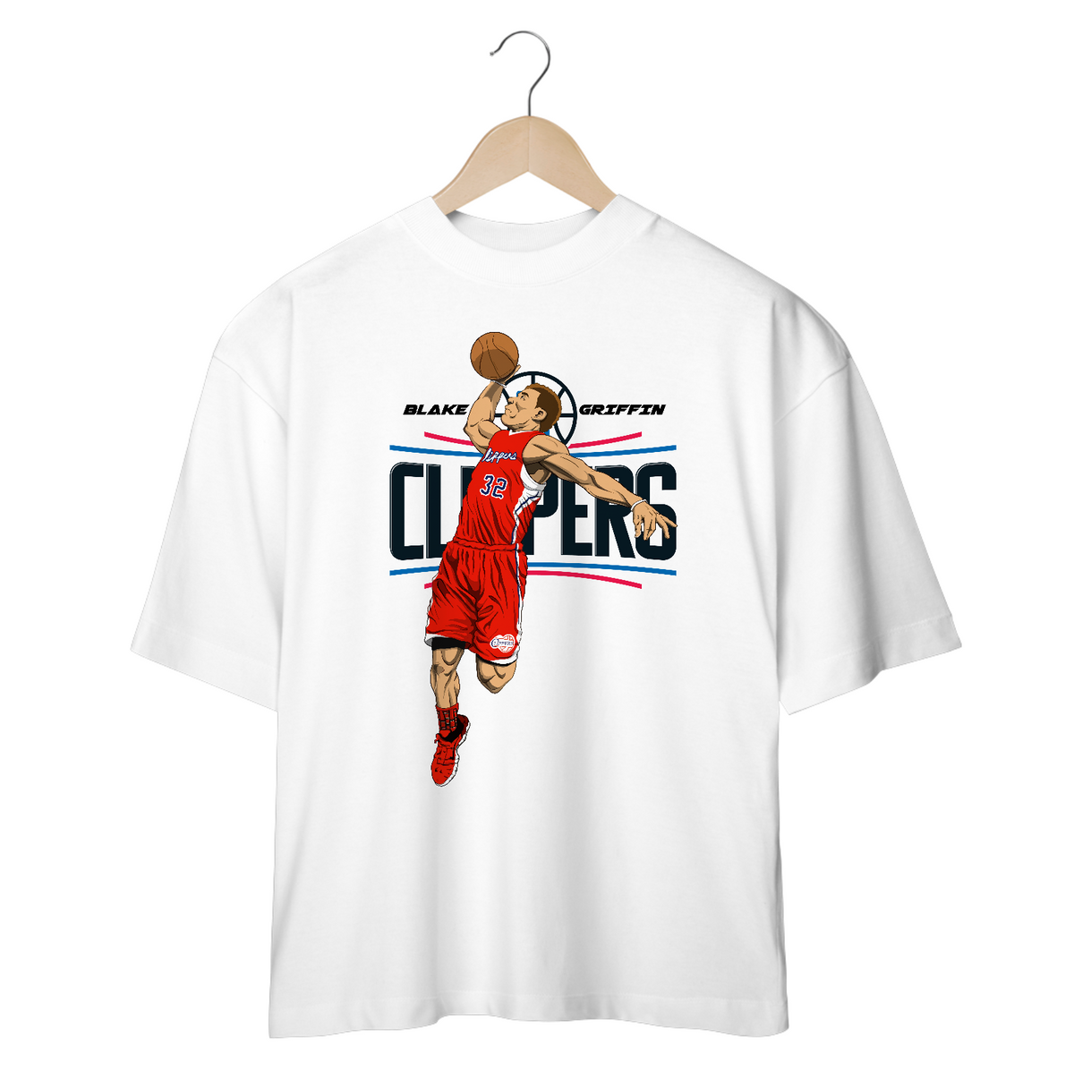 Nome do produto: Camiseta OverSized Vivax - BLAKE GRIFFIN (Dunk2)