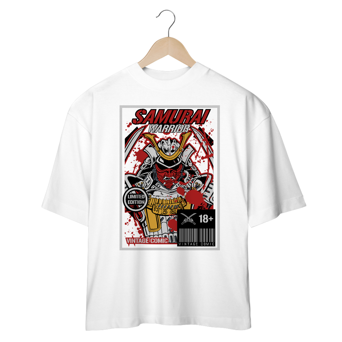 Nome do produto: Camiseta OverSized Vivax - SAMURAI WARRIOR