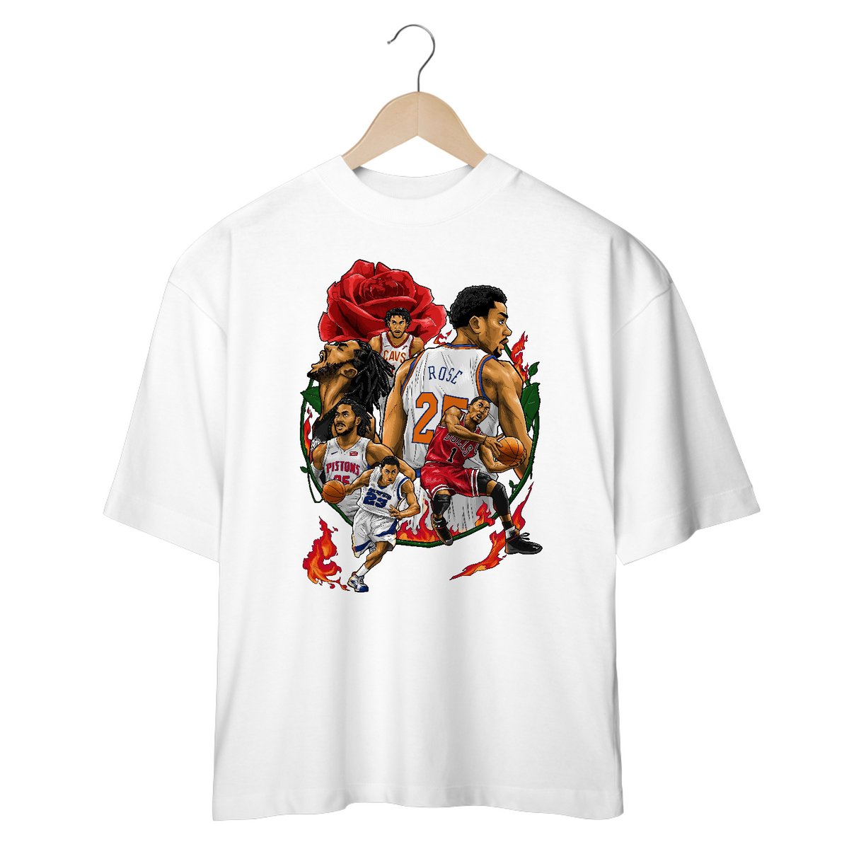 Nome do produto: Camiseta OverSized Vivax - D ROSE