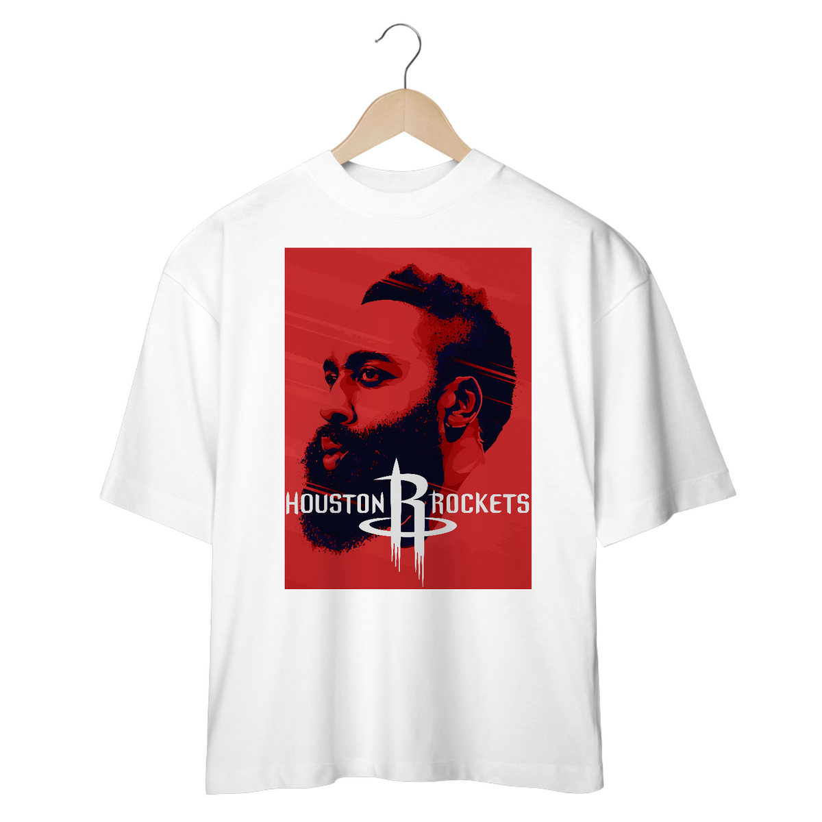 Nome do produto: Camiseta OverSized Vivax - HARDEN (Houston)