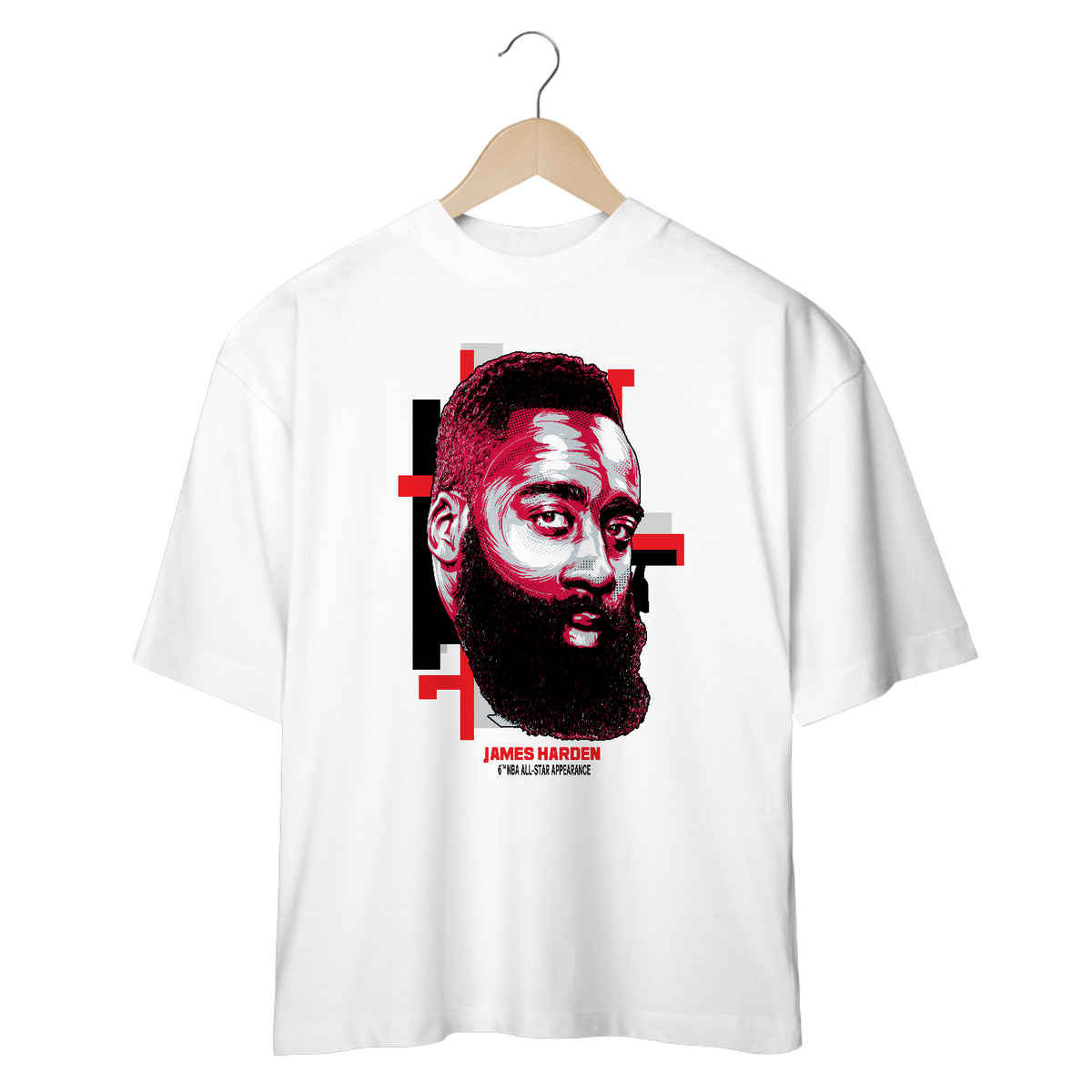 Nome do produto: Camiseta OverSized Vivax - J HARDEN