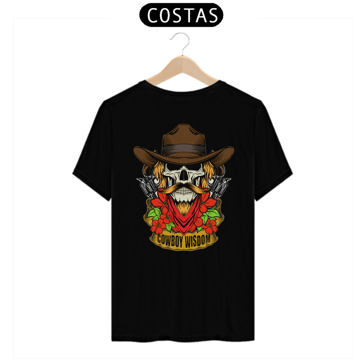 Nome do produto: Camiseta Quality Vivax - Cowboy Skull