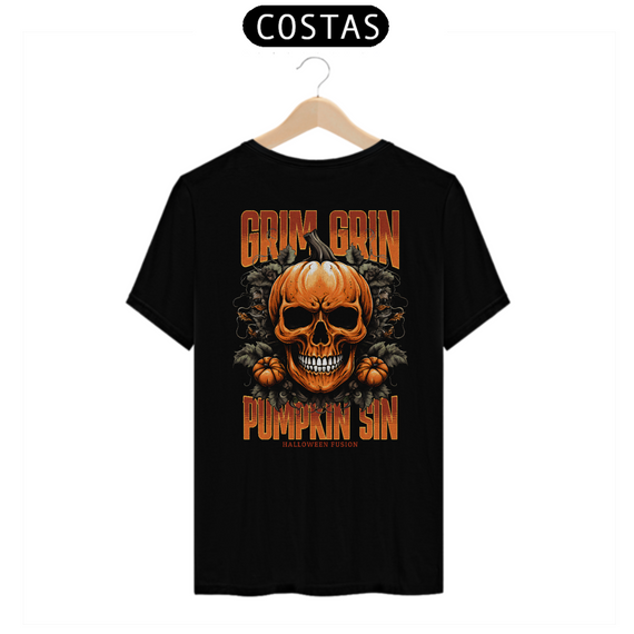 Camiseta Quality Vivax - Grim Grin Pumpkin