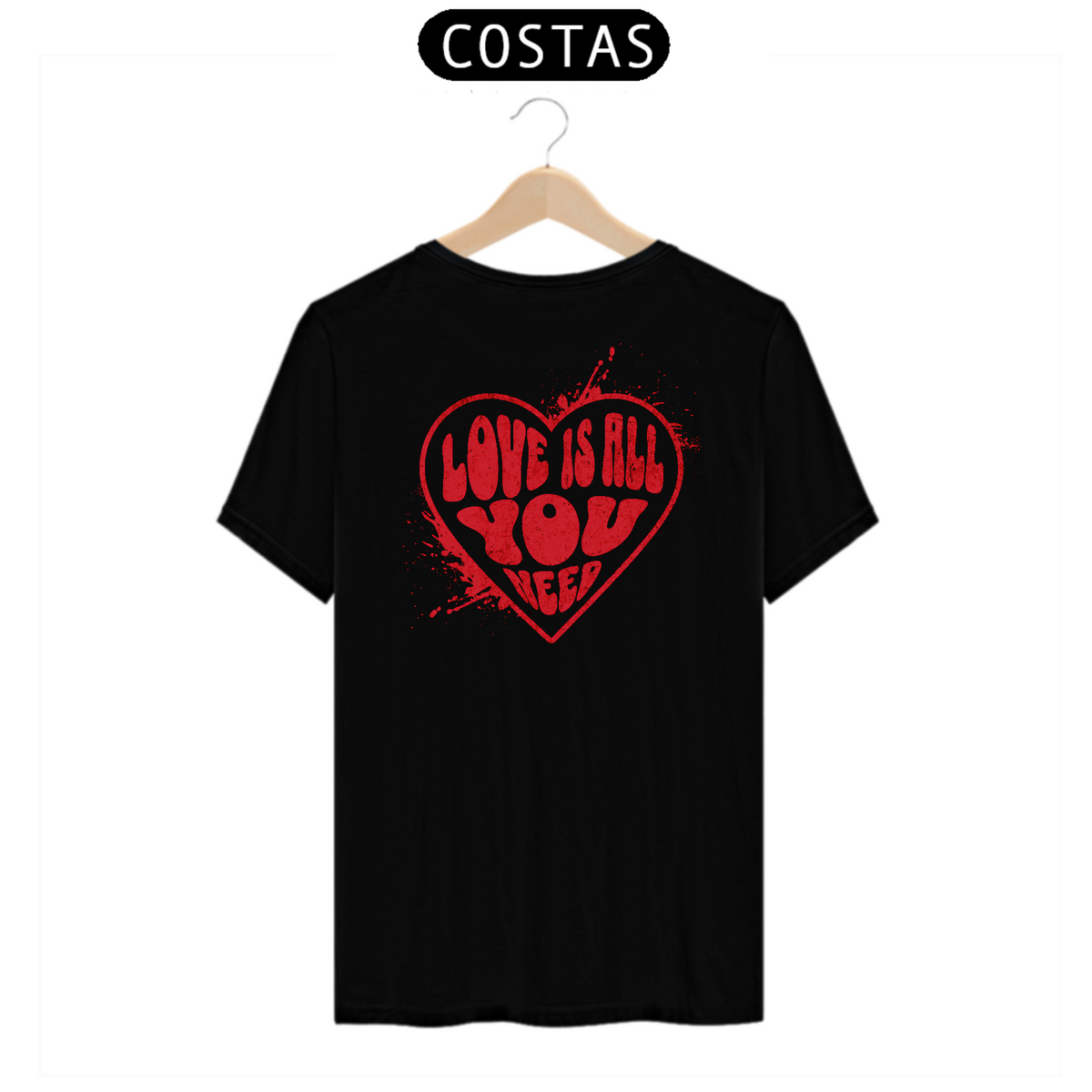 Nome do produto: Camiseta Quality Vivax - Love is all you need