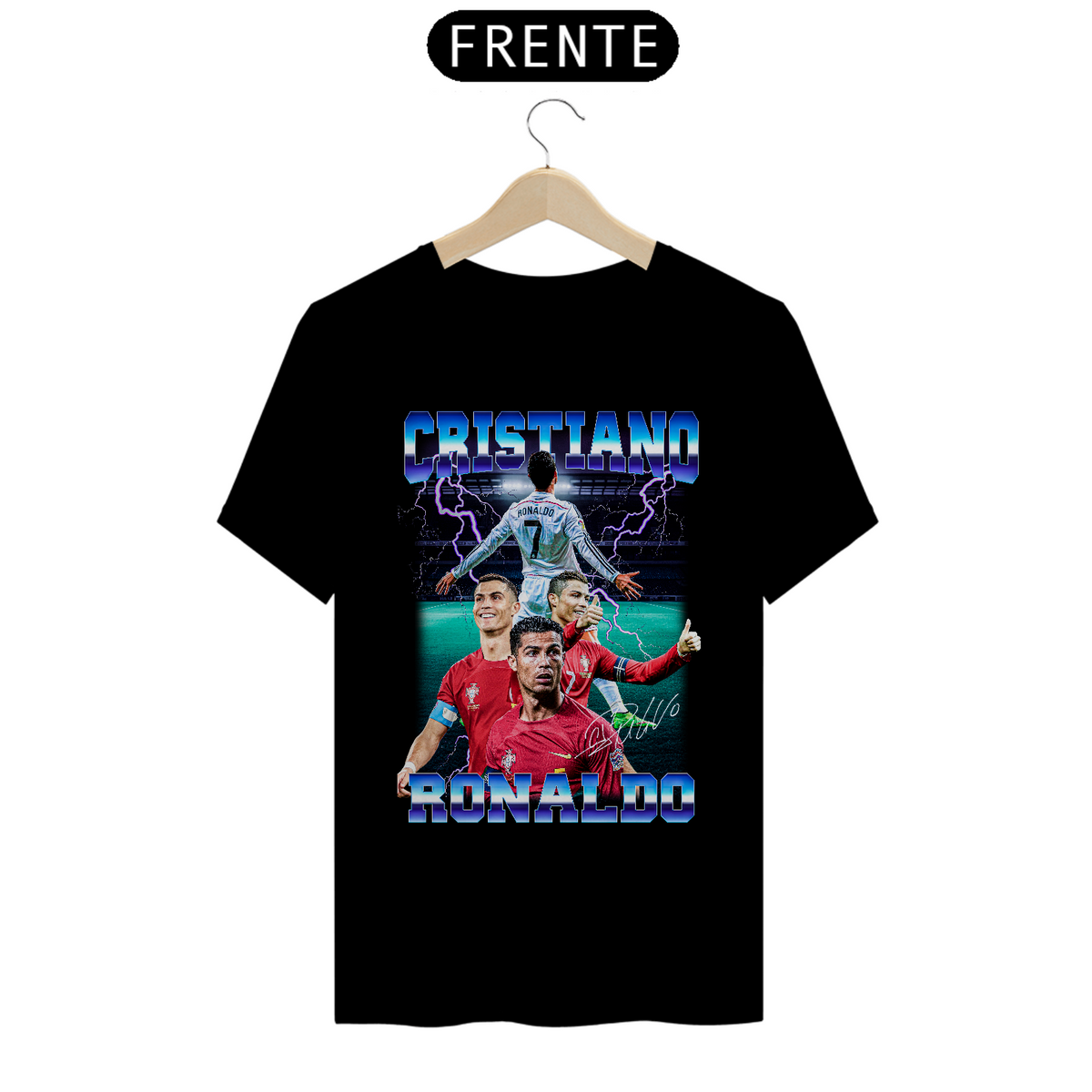 Nome do produto: Camiseta Personalizada Quality Vivax - Cristiano Ronaldo