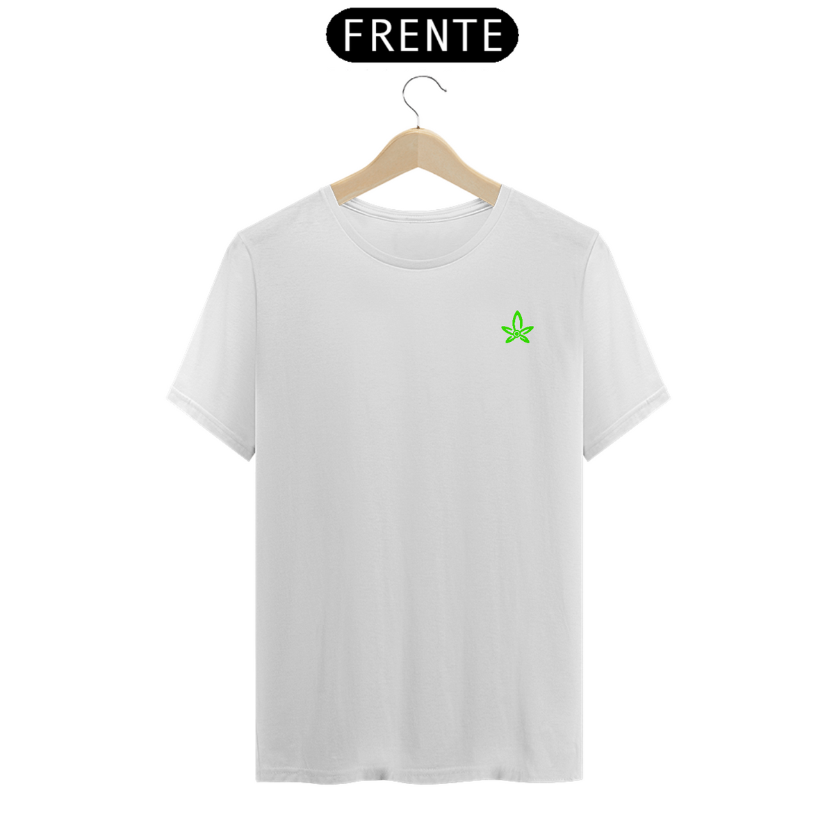 Nome do produto: Camiseta Classic Naturalmente Simbolo Verde