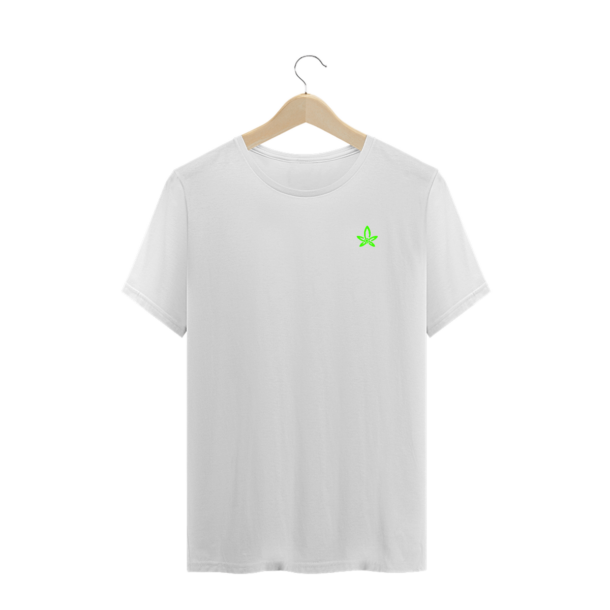 Nome do produto: Camiseta Plus Size Naturalmente Simbolo Verde