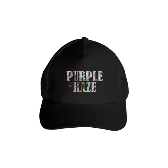 Boné Americano com Tela Purple Haze