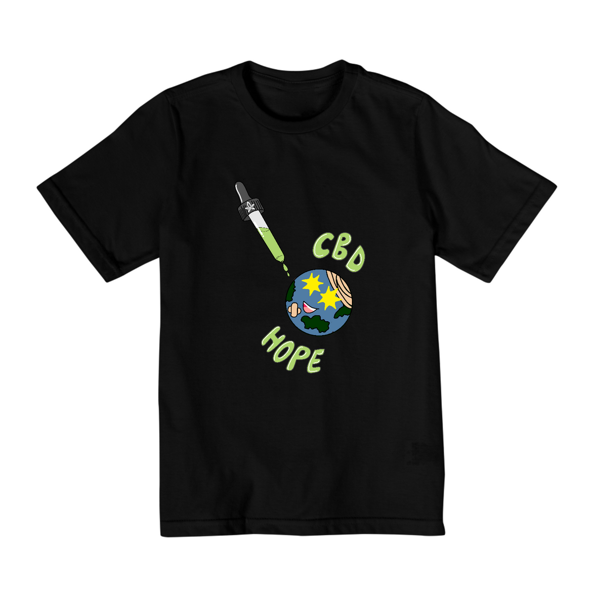 Nome do produto: Camiseta Infantil (2-8) CBD Hope