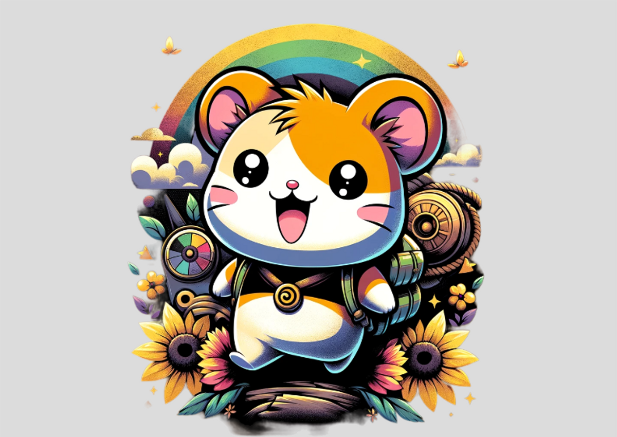 Nome do produto: Poster- Hamtaro Nostalgia