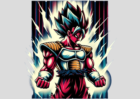 Poster- Fúria Saiyajin