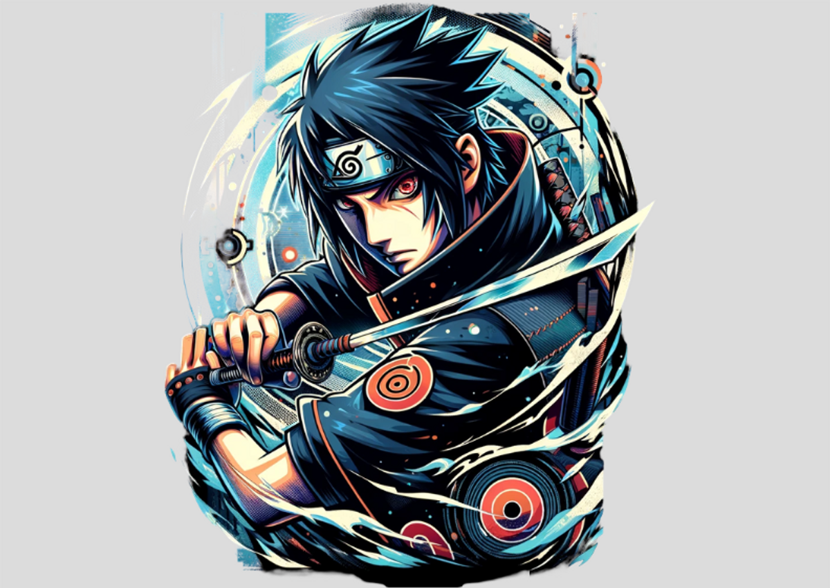 Nome do produto: Poster - Sasuke Ninja Renegado