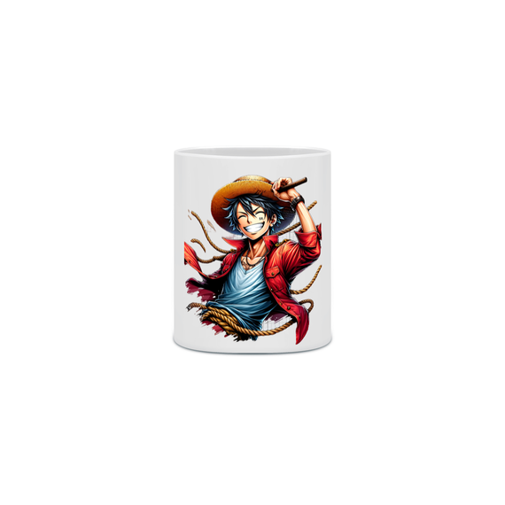 Caneca - One Piece Luffy Tatuado