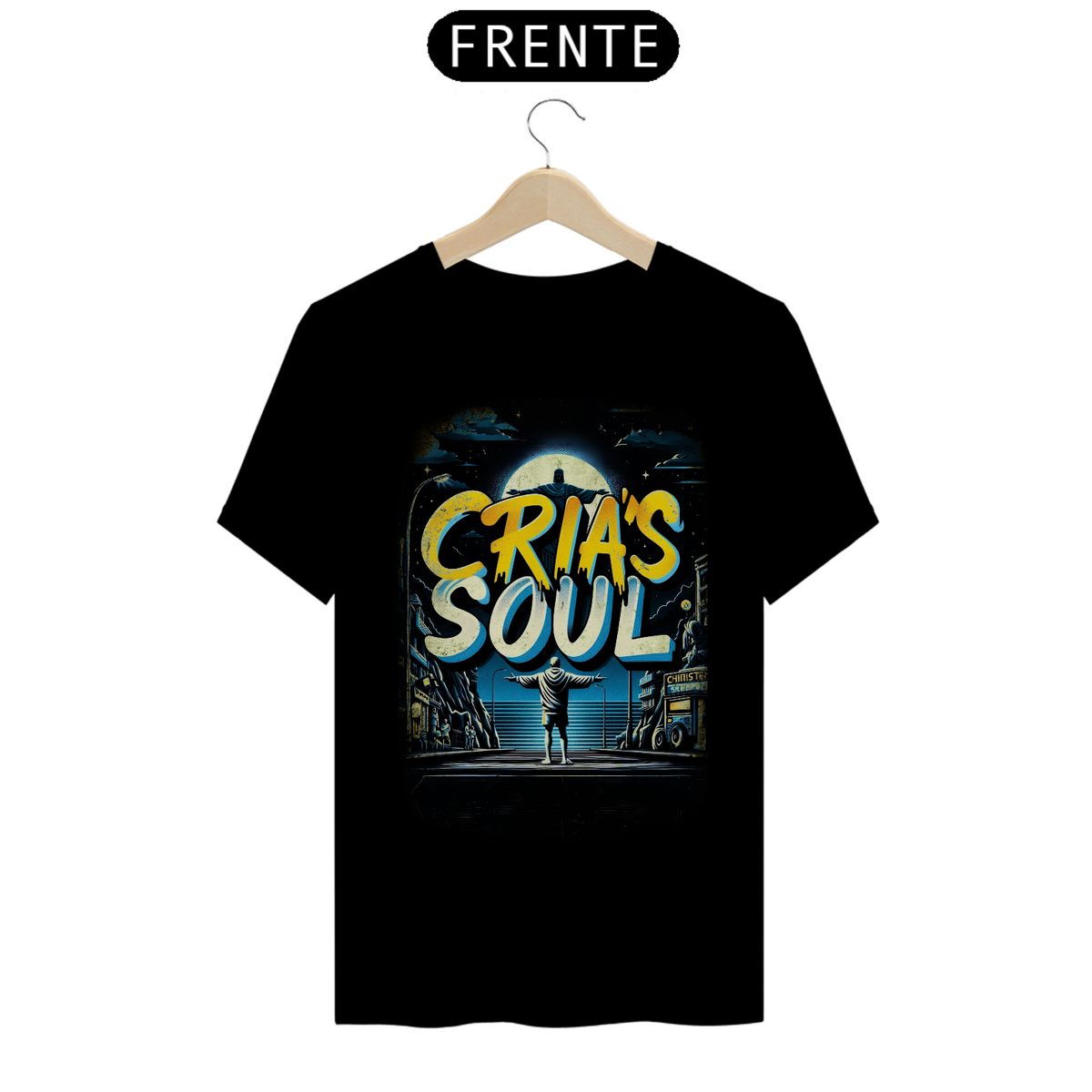 Nome do produto: CAMISETA DE CRIA - CRIAS SOUL - STUDIO 2TI