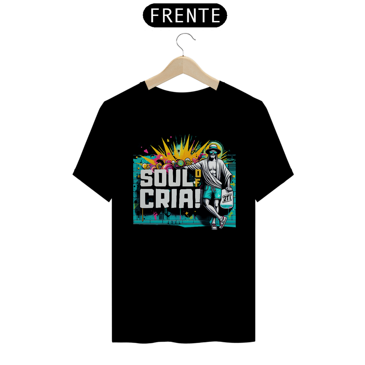 Nome do produto: CAMISETA SOUL CRIA - ALAM DE CRIA - STUDIO 2TI