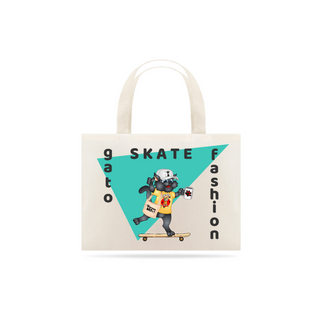 Nome do produtoEcobag - Gato Skate Fashion