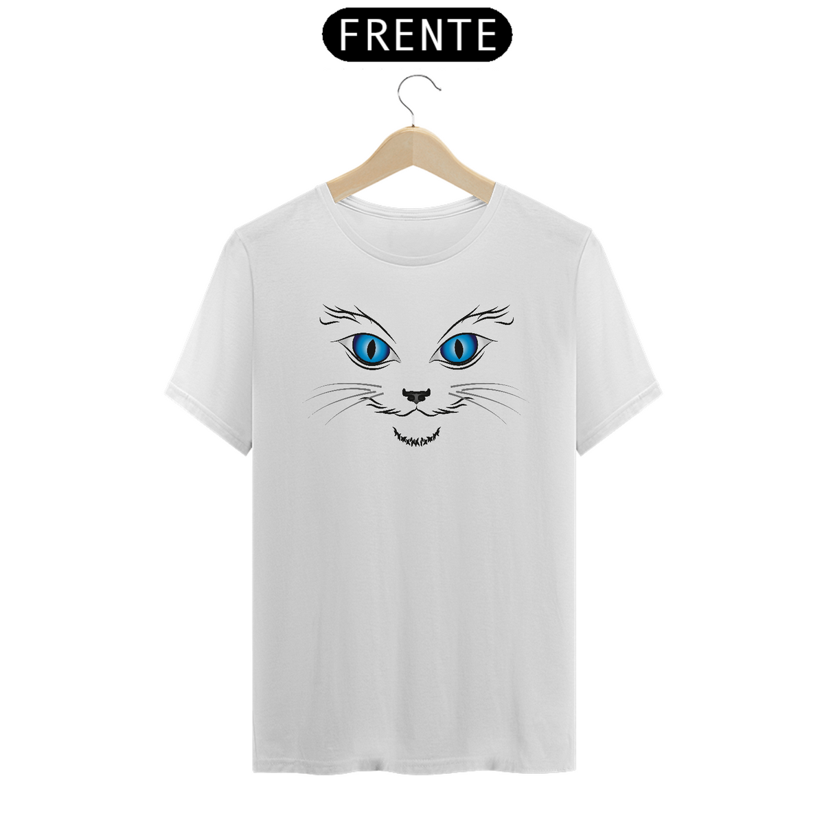 Nome do produto: T-Shirt Classic - Face do gato - 1