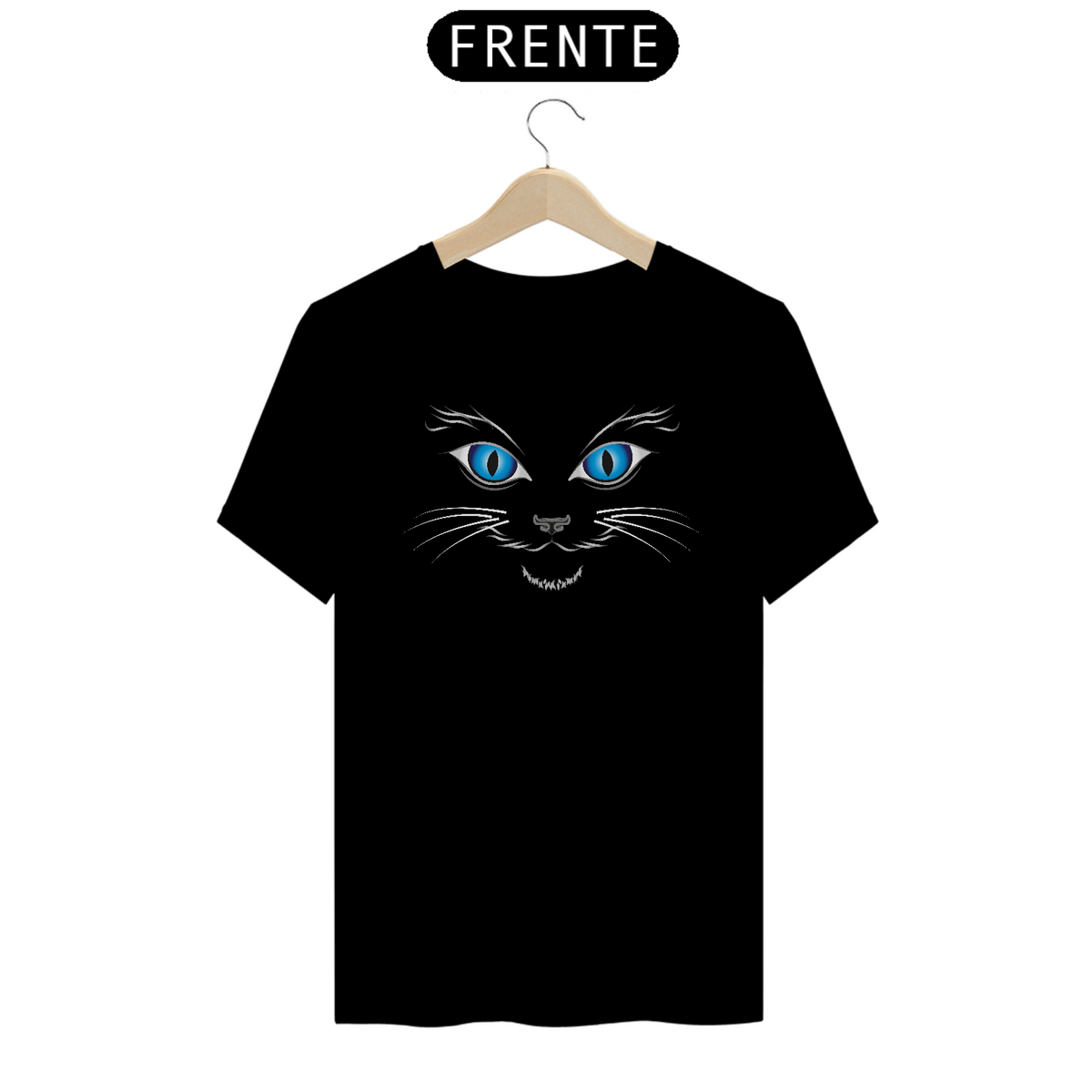 Nome do produto: T-Shirt Classic - Face do gato 2 - 2