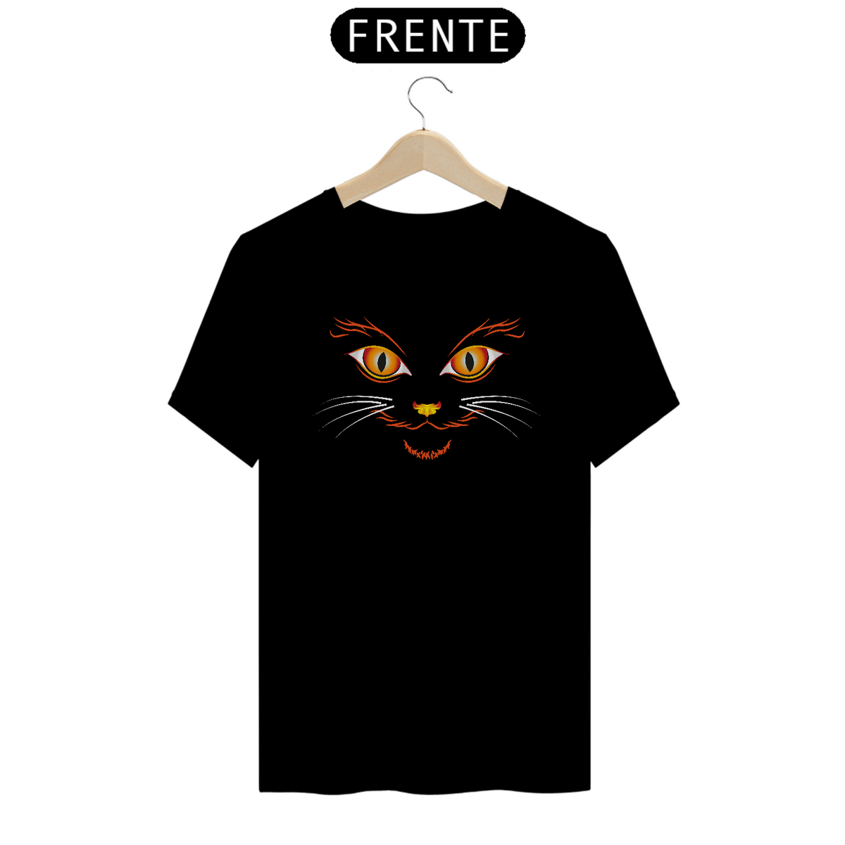 Nome do produto: T-Shirt Classic - Face do gato 3