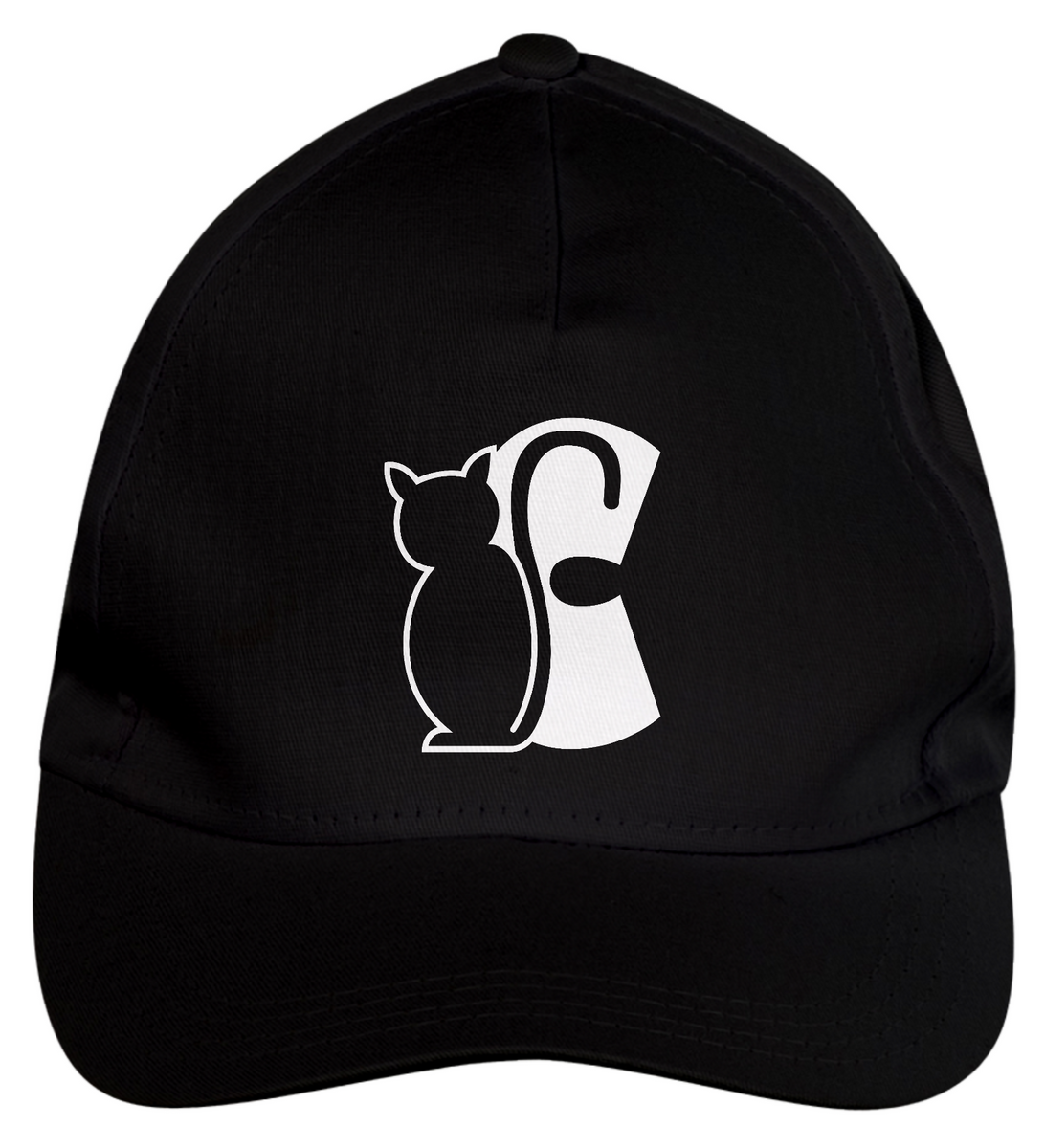 Nome do produto: Boné de Brim - Símbolo Cartoon CAT - 2