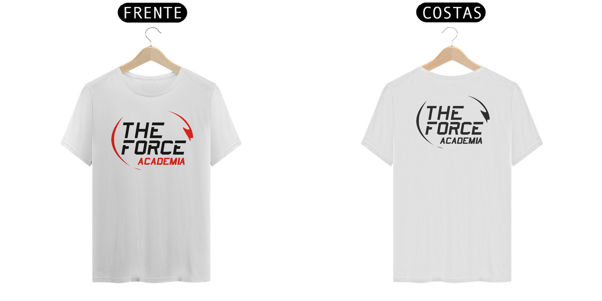 Nome do produto: Camiseta Classic The Force Logo Color x Costas Preto