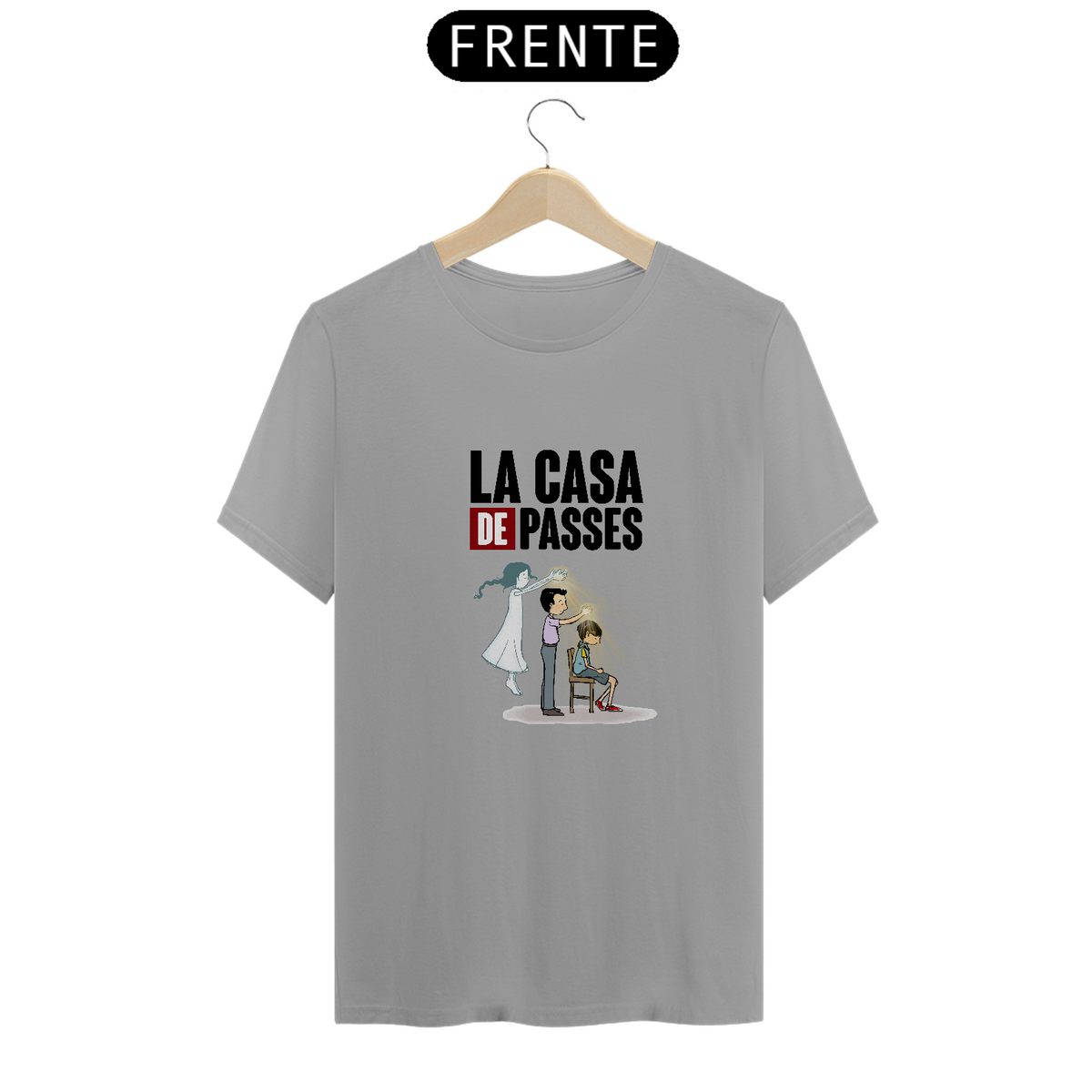 Nome do produto: Camiseta Espirita La Casa de Passes